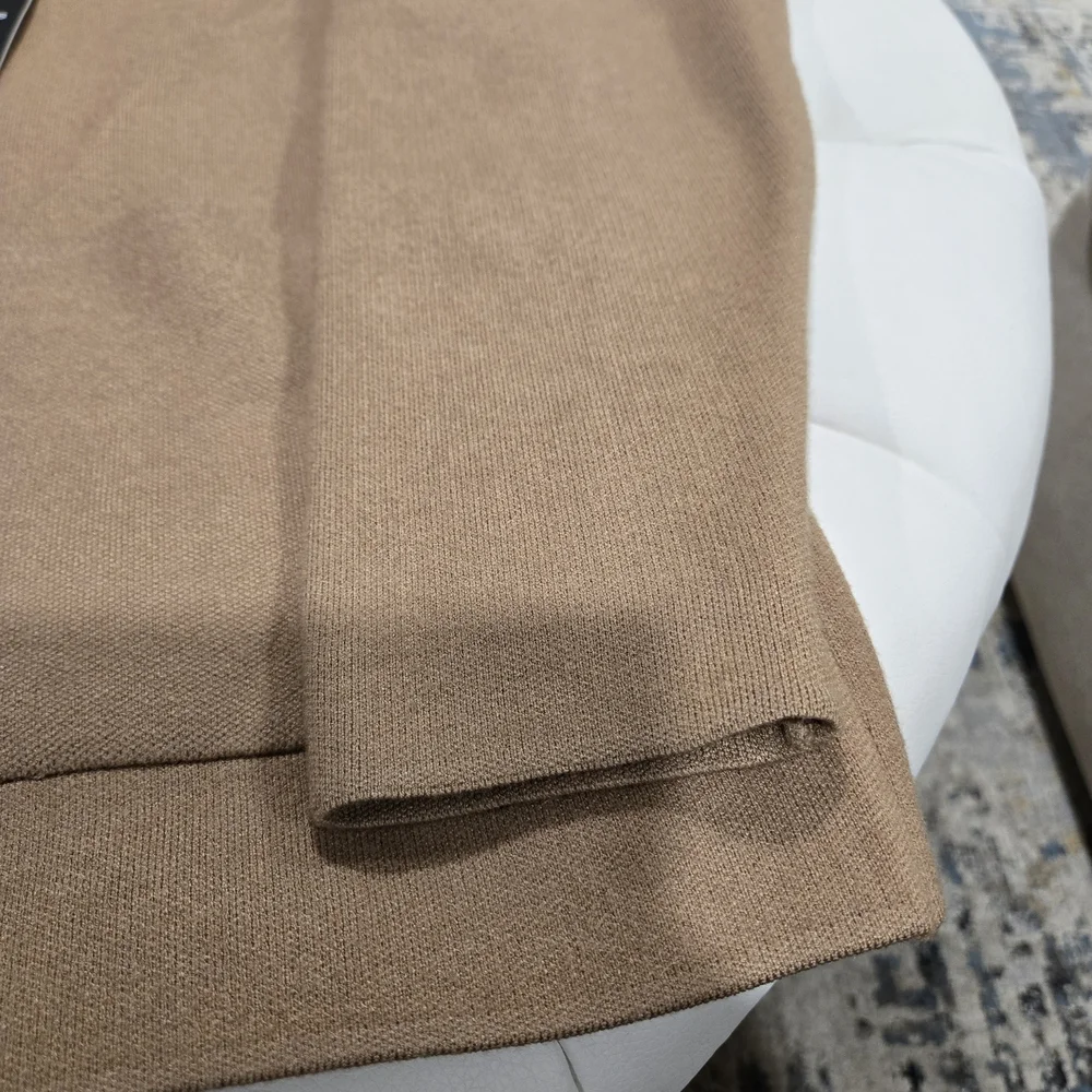 7Diamonds Sweater Cardigan Button Up Beige Stretch Soft Breath Button L NWT - Picture 13 of 16